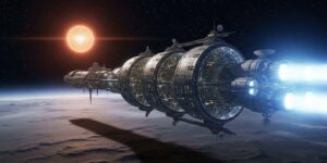 Crysales, interstellar travel, Proxima Centauri b, generation ship, nuclear fusion propulsion, space colonization, artificial gravity, Crysales generation ship, 400-year journey, Matryoshka design