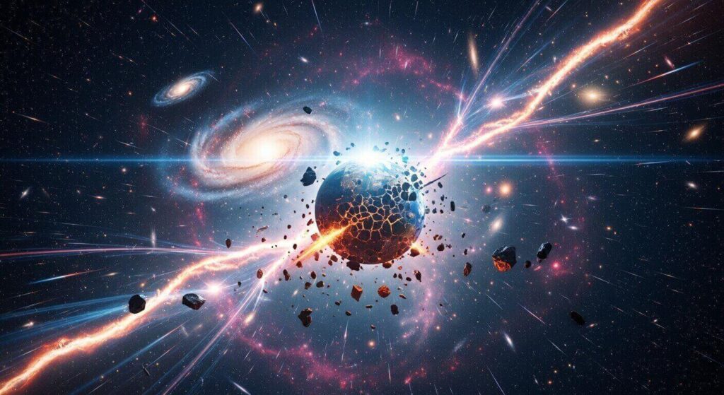 Big Freeze, Big Rip, Big Crunch, end of the universe, dark energy, heat death of the universe, cosmological constant, phantom energy, fate of the universe, cosmic scenarios