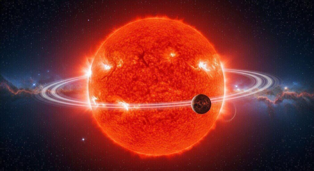 The Death of the Sun, Sun's life cycle, red giant, white dwarf, planetary nebula, stellar evolution, fate of the Earth, Sun's final stages, Chandrasekhar limit, black dwarf