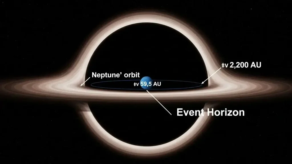 TON 618, largest black hole, ultramassive black hole, facts about TON 618, TON 618 size comparison, biggest quasar, TON 618 vs Sagittarius A*, black hole solar masses, Canes Venatici black hole.