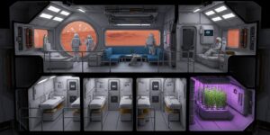SpaceX Starship interior Starship Mars mission Life on Starship Starship crew capacity Starship 8-deck layout Life support on Starship Psychological effects of Mars mission Water recycling in space Starship pressurized volume Living on Mars
