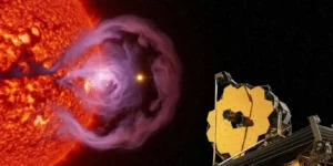 Betelgeuse companion star, James Webb Space Telescope Betelgeuse, Alpha Orionis B, Betelbuddy, JWST infrared spectrum analysis, red supergiant dimming, stellar astrophysics, long secondary period (LSP), NASA Webb observations.