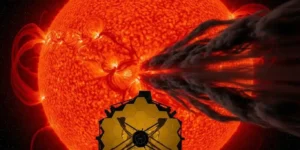 Red supergiant surface mass ejection, Betelgeuse supernova timeline, JWST infrared astronomy, cosmic dust formation, Orion constellation star fade.