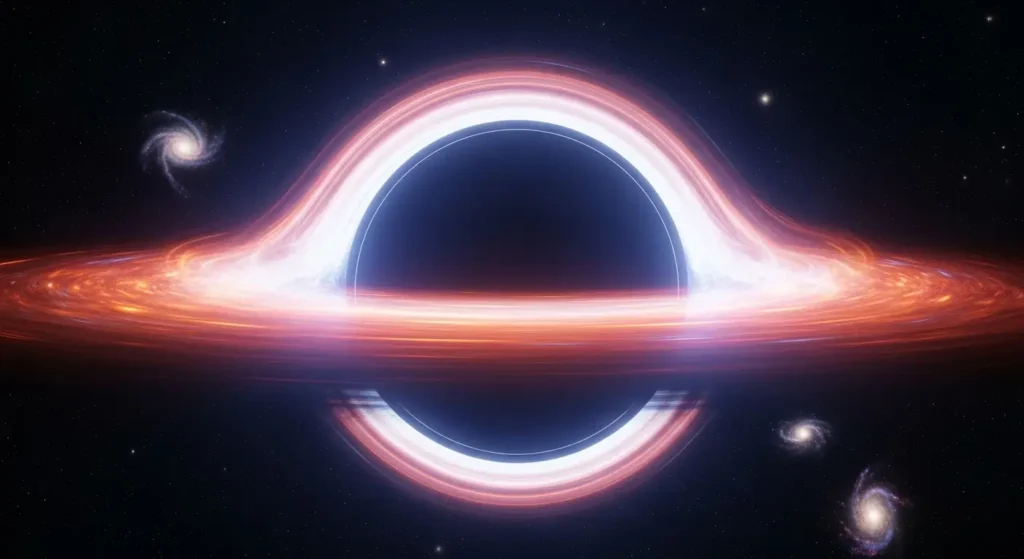 Largest black hole in the universe, Ultramassive black hole, Quasar, TON 618 mass, Event horizon size, Cosmic mysteries.