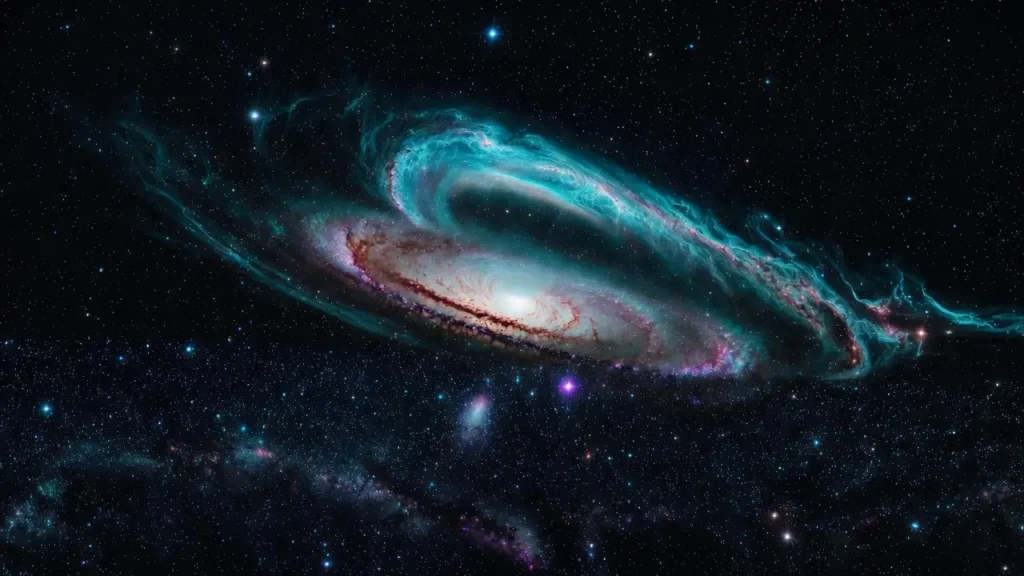 Andromeda Galaxy, Blue Cloud Discovery, DSO1, Milky Way Collision, Amateur Astronomy, Oxygen III Emission, Planetary Nebula, Galactic Halo, Space Mystery 2026, Astrophysics News.