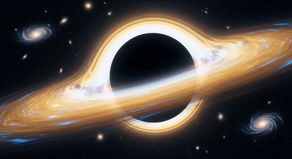 Biggest black hole, TON 618 mass, Phoenix A* black hole, ultramassive black hole, supermassive black hole size, cosmic giants, astrophysics, event horizon size, largest thing in the universe, space mysteries