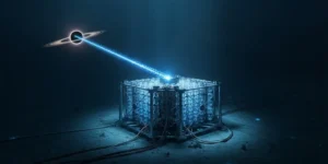 태양계 원시 블랙홀, 스티븐 호킹, 호킹 복사, 중성미자, KM3NeT, 우주 과학, 암흑 물질, 멀티메신저 천문학, 220 PeV, 유령 입자