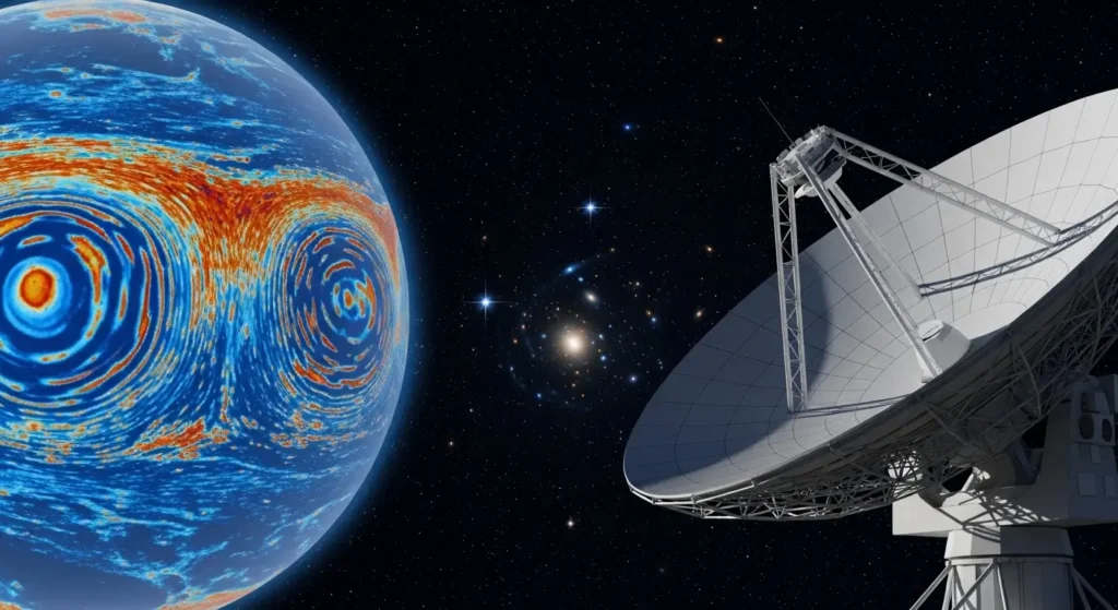 Cosmic Microwave Background, CMB, Big Bang Theory, Astronomy, LOFAR, Quasars, Cosmological Principle, Dark Energy, Astrophysics, Universe Expansion, Hubble Constant.