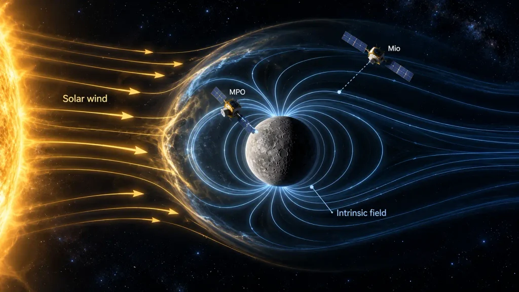 MPO and Mio simultaneous observations of Mercury magnetic field and solar wind